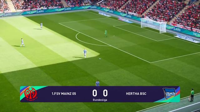 MAINZ 05 VS HERTHA BSC | BUNDESLIGA | PES 2021 J29 смотреть онлайн