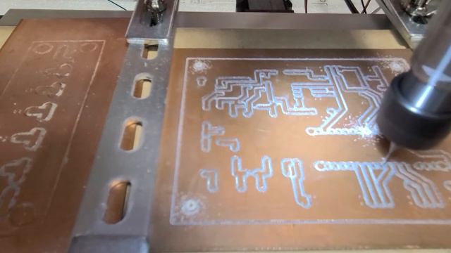 CNC3018pro Candleアプリでの TS820用DDS-VFO(Si5315A)PCB作製-2 смотреть онлайн