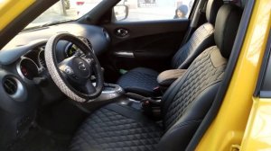 Nissan Juke | Установка чехлов ЭКО кожа люкс