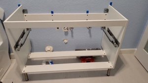 IKEA Vanity Sink Cabinet Installation. Тумбочка и раковина ИКЕА