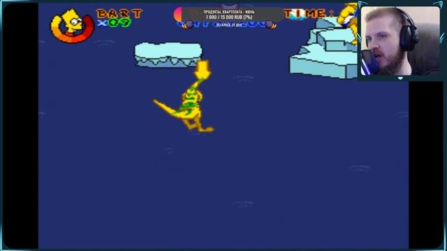 Virtual Bart (SNES) - GamePlay №1
