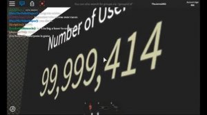 Roblox - Counting Down to User 100 Million!