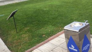 Питьевой фонтанчик Fonteco популярен в Парке в Москве
