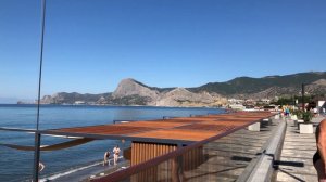 По Крыму пешком от Меганома на набережную Судака. Устричный пляж