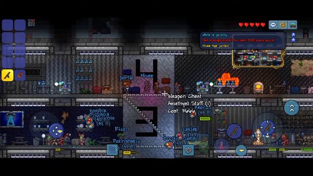 Let's play terraria survival zombie mode  IP: T.Dark-Gaming.com Port: 7777