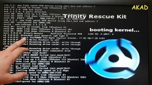 Сброс пароля Windows 7 программой  Trinity Rescue Kit