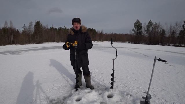 29. Электроледобур.  DeWALT 18V    Что и как!!!