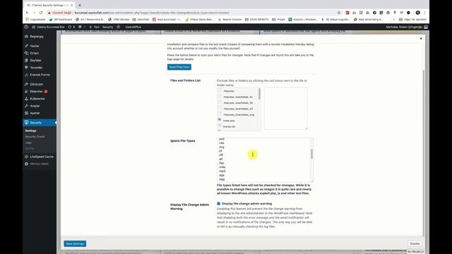 iThemes Security Wordpress Güvenlik Eklentisi #7: File Change Detection