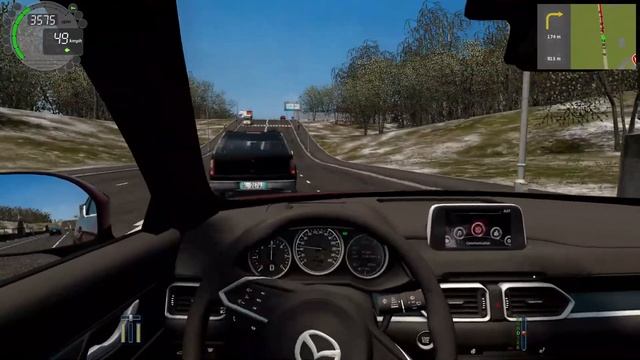 Mazda CX-5 Aggressive driving - City Car Driving смотреть онлайн