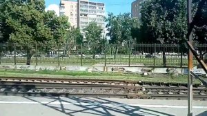 Отправление двухэтажного поезда со станции Рязань 2