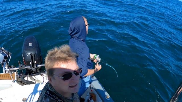 Ловля трески и терпуга на банке Зубра, уникальные подводные съемки на глубине 53 метра смотреть онлайн