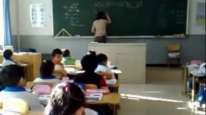 Урок английского в школе китая - English lesson at school in China