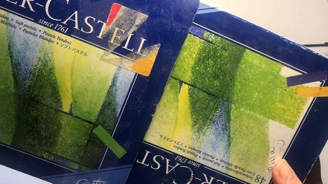 Разбор покупок из парижского арт магазина.Сухая пастель, акварельные карандаши Faber-Castell. смотреть онлайн