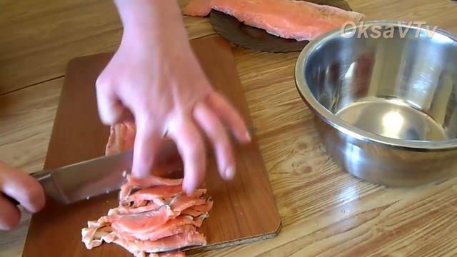 Рыба-пятиминутка. Моментальный посол!!! Готовим с Оксаной Валерьевной.