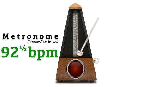 Metronome 92.5 bpm 🎼 смотреть онлайн
