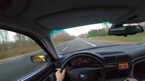 BMW 740i E38 POV Test Drive & Walkaround