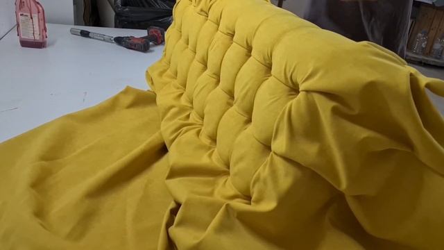 Делаем пышную банкетку в каретной стяжке.  Банкетка своими руками. Делаем дутую банкетку