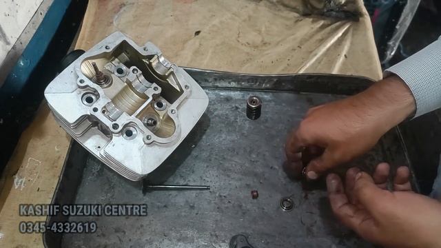 SUZUKI GS 150 HEAD VALVE FITTING VERY EASY || kashif suzuki centre ||