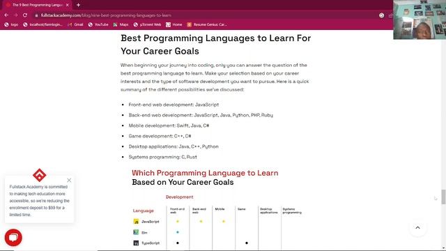 Best programming languages 2023 2024.  Javascript, php, go, rust, scala, python,  java,  c#, unity,