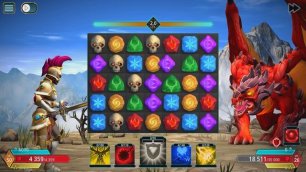 puzzle quest 3 - защита королевства от огненного дракона