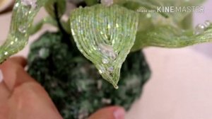 Цветы из бисера.