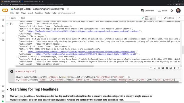 Google Colab - Searching for News with Python! смотреть онлайн