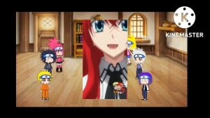 naruto  friends react to  narurias