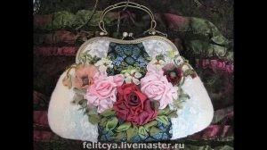 Сумки из атласных лент своими руками