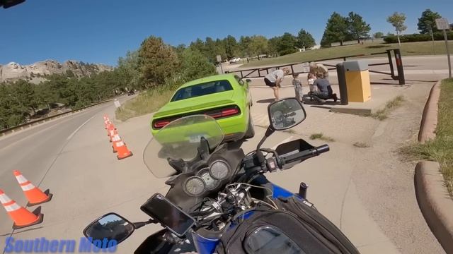 Biker Saves Girl from Creepy Man Chasing Her