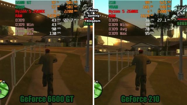 GeForce 6600 GT vs GeForce 210 Test In 9 Games (No FPS Drop - Capture Card)