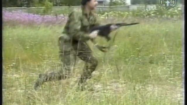 Демонстрация стрельбы из ПМ,АК,СВД, из различных положений.