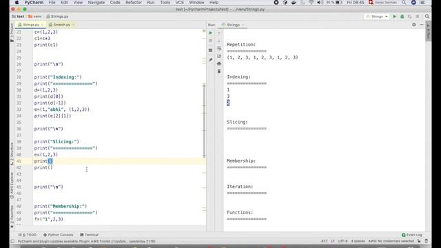 Python Tutorial | Tuple as Data Types | Basic Operations using Tuple