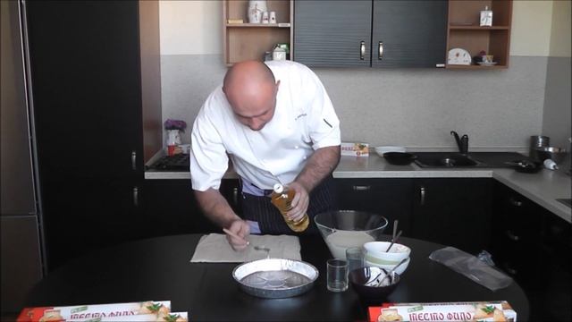 тесто фило - рецепт гибаницы от www.balkanfood.ru смотреть онлайн