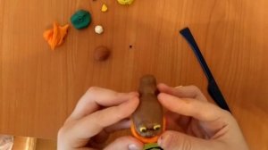 Как слепить дракона из мультика "Как приручить дракона". Громмель-Сарделька! Пластилиновый мир.