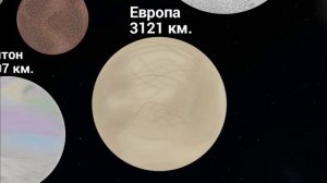 Сравнение размеров космических тел часть 1 Dimensions of the universe