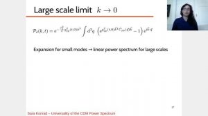 Sara Konrad | Universality of the Cold Dark Matter Power Spectrum