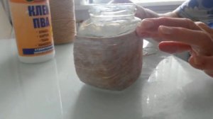 Декупаж кофейной банки.Мастер класс. Декупаж шпагатом.