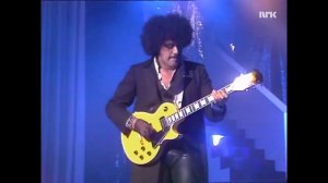 Phil Lynott (Thin Lizzy)- Nineteen + interview at NRK tv (1985)