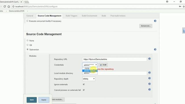 SVN and Jenkins Integration Part 2 смотреть онлайн