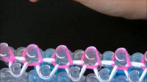 Как сделать из резинок украшение для ног (barefoot sandals from rainbow loom bands)