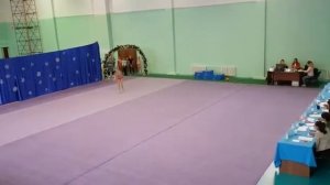 Художественная гимнастика. Булавы. Ренскова Камилла 2010 г.р.