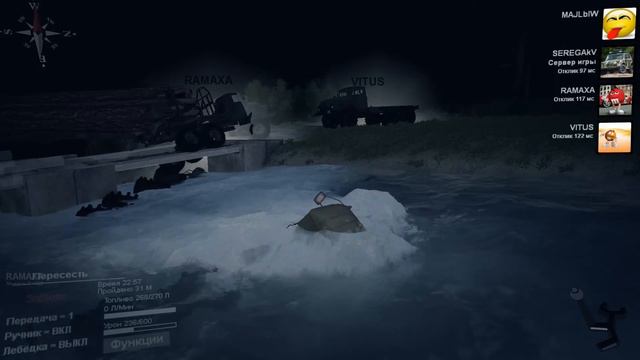 SpinTires - карта "Water Spaces" пройдено #9 смотреть онлайн