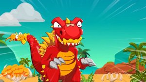 SMASHERS! Attack of the Space Dino | T-Rex Battle - Series Episode 1 | Kids Cartoons | Zuru