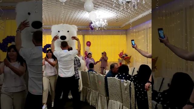 Поздравление на свадьбе! Поздравление от белого медведя