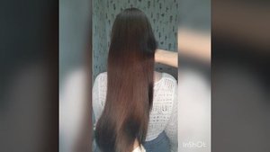Кератиновое выпрямление на тонкий славянский окрашенный волос