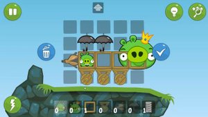 Bad Piggies прохождение 3 слишком жирный король