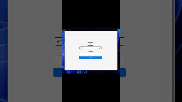 Creating a User-Login Demo with Tauri Rust and React