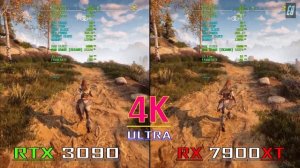 RTX 3090 @24GB vs RX 7900XT @20GB || PC GAMES BENCHMARK TEST //
