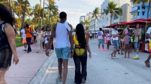 【4K】WALK Ocean Drive 2021 MIAMI BEACH Florida 4k video USA
