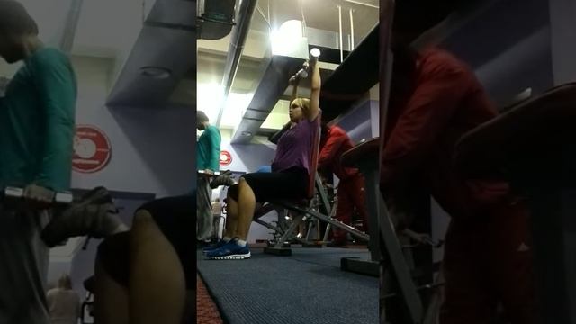 жим гантелей сидя смотреть онлайн